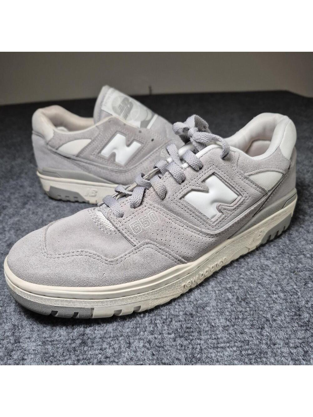 New Balance 550 Suede Pack ‘Concrete’ Grey/White Men’s Size 11 (BB550VNB) Retro